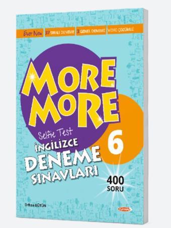 Kurmay More & More 6 Selfie Test İngilizce Deneme Sınavlar - Kurmay Yayınları