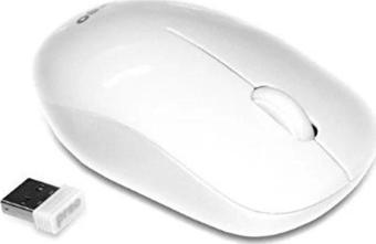Preo M19B Ergonomik Pastel Piano White  Kablosuz Sessiz Mouse Beyaz