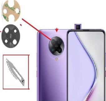 Tkgz Xiaomi POCOPHONE F2 PRO Arka Kamera CAM Lensi + Bistüri Ucu