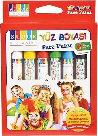 SÜDOR YÜZ BOYASI SET 6 YB01