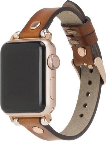 Bouletta Apple Watch Uyumlu Deri Kordon 42-44-45mm RG RST2EF