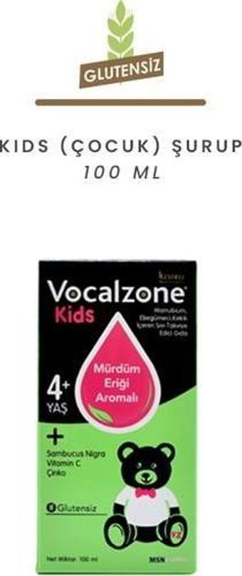 Vocalzone Kids (Çocuk) Şurup 100 ml