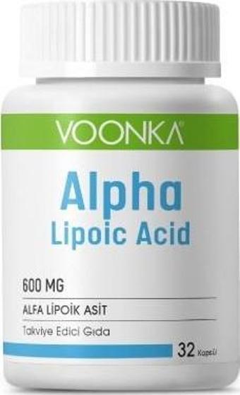 Voonka Alpha Lipoic Acid 600 Mg 32 Kapsül