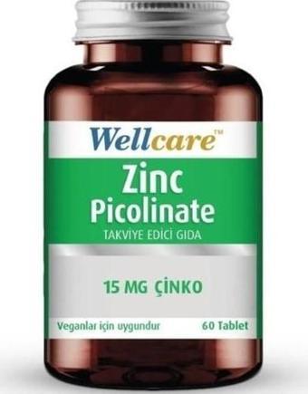 Wellcare Çinko Pikolinat 15 Mg 60 Tablet