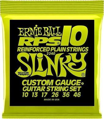 Ernie Ball P02240 Slinky Nickel 10-46 Elektro Gitar Teli.