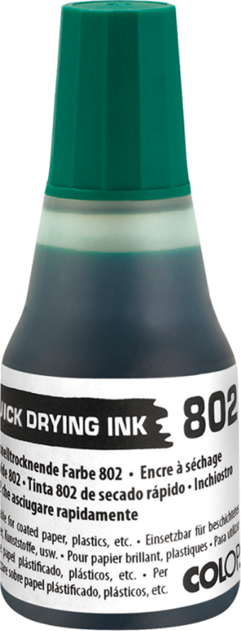 COLOP 802 25ML ÇABUK KURUYAN MÜREKKEP YEŞİL