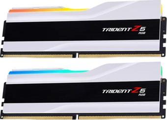 G Skill GSKILL Trident Z5 RGB Beyaz DDR5-6000Mhz CL32 64GB (2x32GB) DUAL (36-36-36-96)