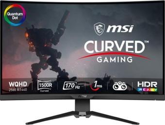 MSI 27 MAG 275CQRF QD CURVED 1000R VA 2560X1440 (WQHD) 16:9 170HZ 1MS FREESYNC PREMIUM GAMING MONITO