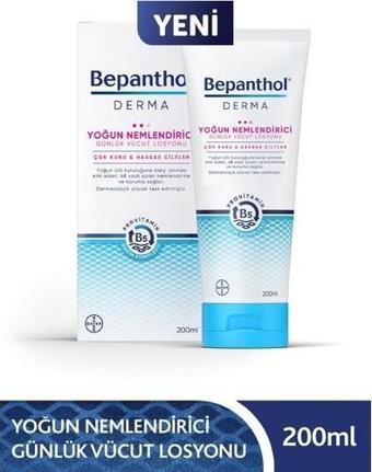 Bepanthol Derma Yoğun Nemlendirici Günlük Vücut Losyonu 200 Ml L Çok Kuru Ve Hassas Ciltler