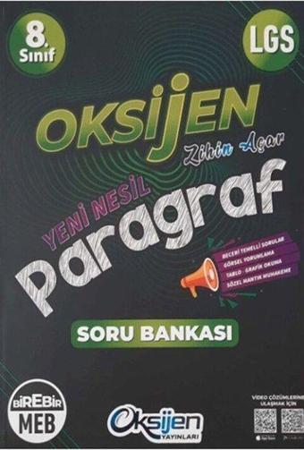 8. Sınıf Paragraf Soru Bankası - Kolektif  - Oksijen Yayınları - Eğitim