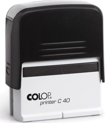 COLOP PRINTER C40 SİYAH KASA SİYAH KEÇE - 23X59MM