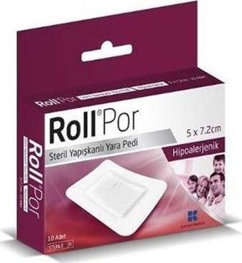 Roll Por 5X7.2 Cm Steril Yapışkanlı Yara Pedi