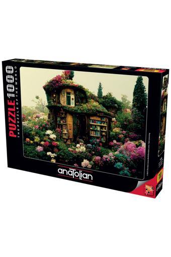 Anatolian Çiçekli Kütüphane 1000 Parça Puzzle