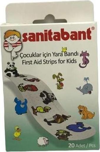 Sanitabant Sanita Bant Çocuk Yara Bandı 20'Li