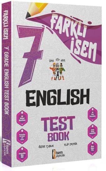 2024 7.Sınıf İngilizce Farklı İsem Soru Bankası - Kolektif  - İsem Yayıncılık - Ortaokul