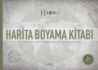 Harita Boyama Kitabı - Haboki Jr.Dünya - 20 Tematik Dünya Haritası - Veli Kural - Mela Yayınevi