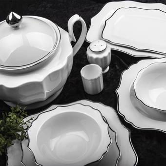 ArYıldız Porselen 60 Parça Yemek Takımı AR34001