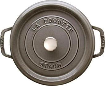 Staub 405002460 Döküm Tencere Yuvarlak Grı 24 Cm