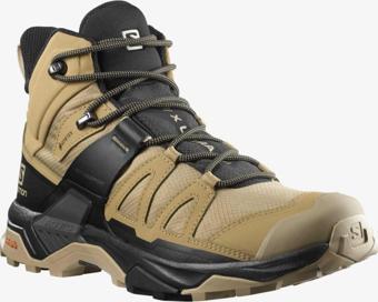 Salomon X Ultra 4 Mid Gore-Tex Su Geçirmez Bej Erkek Outdoor Bot