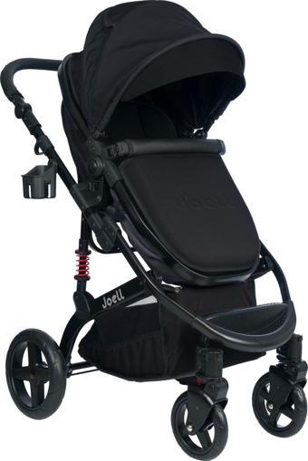 Joell Truva 1712 Travel Sistem Bebek Arabası Full Black