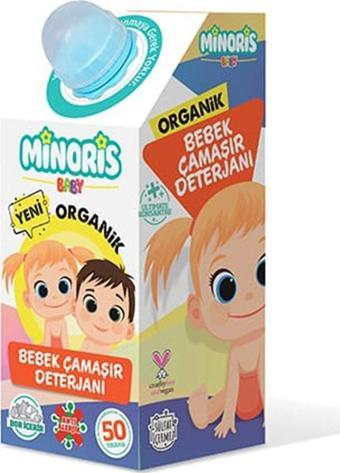 Minoris Baby Organik Antialerjik Bebek Çamaşır Deterjanı 50 Yıkama