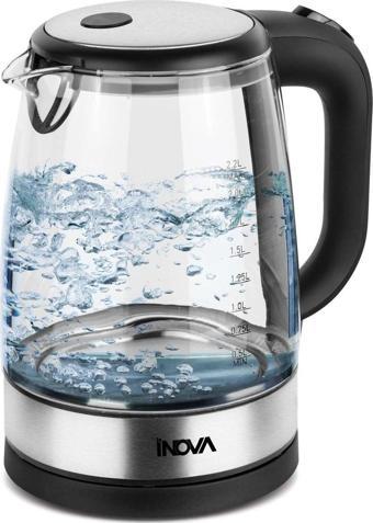 İnova Trend Ik-7100 2.2 Litre Cam Işıklı Kettle