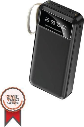 Torima Trm-1021 Hızlı Şarj Özellikli 4 Çıkışlı 20.000 Mah Powerbank Siyah