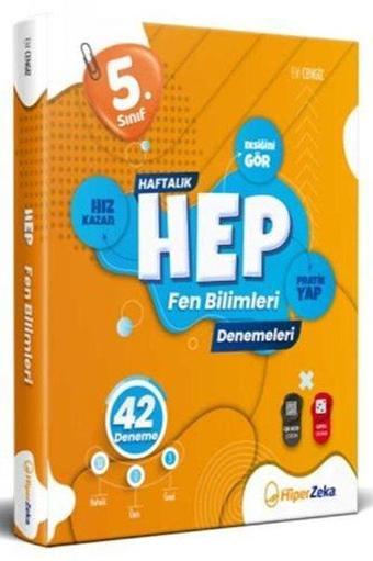 5. Sınıf Haftalık HEP Fen Bilimleri 42 Deneme - Elif Cengiz - Hiper Zeka