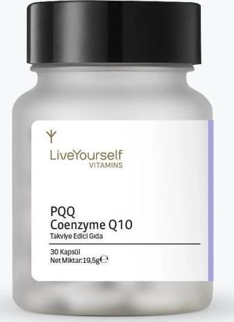 LiveYourself PQQ Coenzyme Q10 Takviye Edici Gıda 30 Kapsül