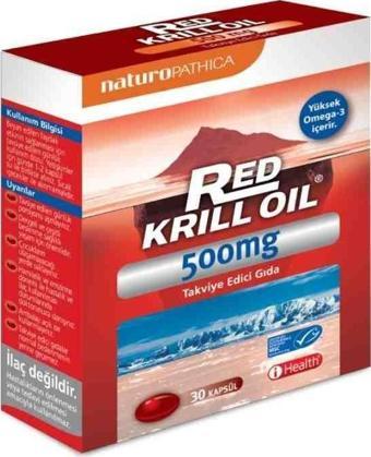 Naturopathica Red Krill Oil 500 Mg Omega-3 30 Kapsül