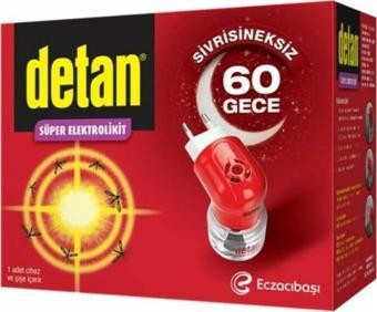 Detan 60 Gece Süper Elektrolikit Cihaz + Yedek KZMPRT