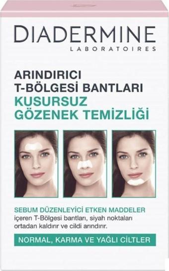 Diadermine Arındırıcı T Bölgesi Bantları 6 Adet