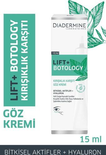 Diadermine Lift + Botology Kırışıklık Karşıtı Göz Kremi 15 ml