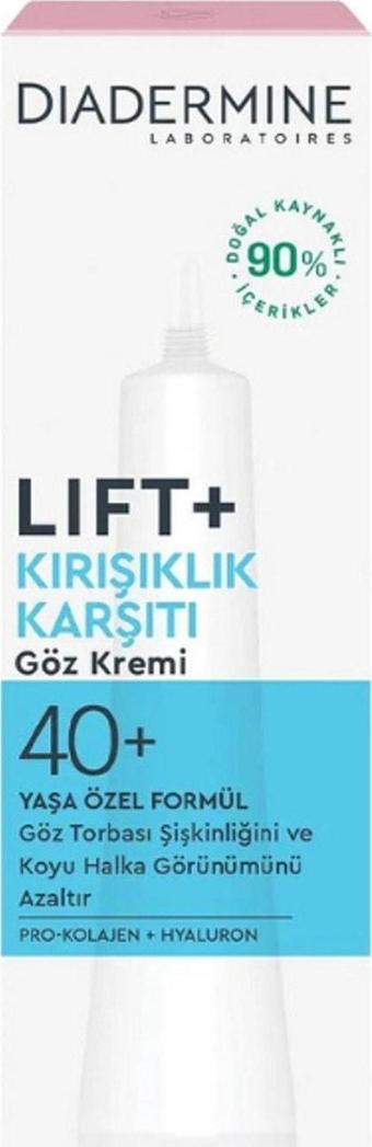 Diadermine Lift+ Kırışıklık Karşıtı 40+ Göz Kremi 15 Ml