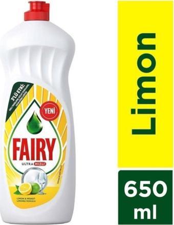 Fairy Sıvı Bulaşık Deterjanı Limon 650 ml