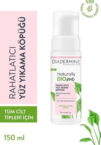 Diadermine Naturally Bio Me Rahatlatıcı Yüz Yıkama Köpüğü 150 ml