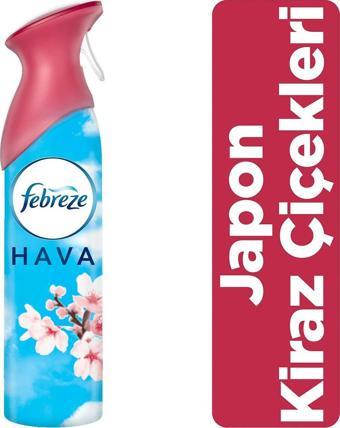 Febreze Hava Ferahlatıcı Sprey Oda Kokusu Japon Kiraz Çiçekleri 300 ml