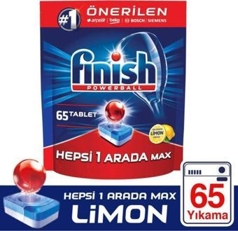 Finish Hepsi Bir Arada 65 Tablet Bulaşık Makinesi Deterjanı