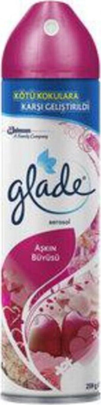 Glade Hava Tazeleyici Aerosol, Oda Kokusu, Aşkın Büyüsü, 300ml