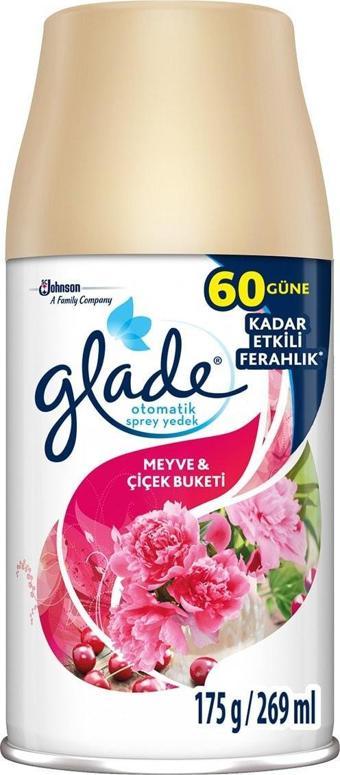 Glade Otomatik Sprey Yedek Meyve ve Çiçek Buketi 269 ml 1 Yedek