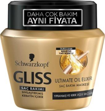 Gliss İşlem Görmüş Ve Yıpranmış Saçlar İçin Saç Bakım Maskesi 200 ml 9000100801133