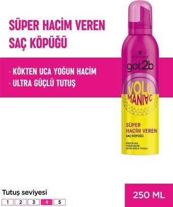 Got2B Volumanıac Köpük 250 ml