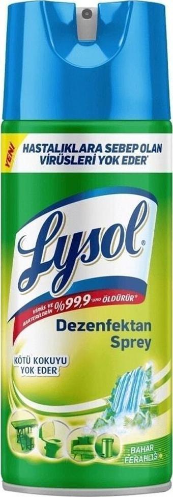 Lysol Dezenfektan Sprey Bahar Ferahlığı, Yüzeyler Için, 400 ml