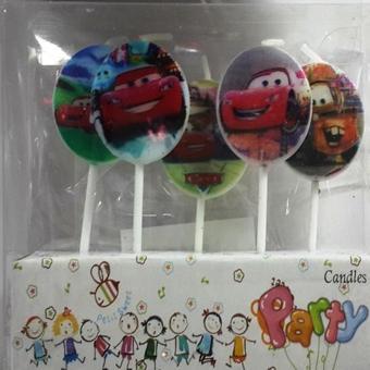 Kuzey 5 Pcs Cars Bırthday Candle Arabalar Pasta Mumu 5 Adet Cars Doğum Günü Mumu Arabalı Pasta Mumu