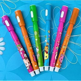 Kuzey 8 Adet Mor Işıklı Görünmez Kalem Işıklı Kalem Mor Işıklı Kalem 8 Pcs Invisible Ink Pens Uv Led Light