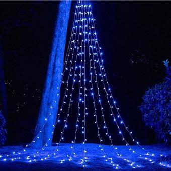 Kuzey Blue Led Light 10 Metre Mavi Led Işık Mavi Yılbaşı Ağacı Işığı 100 Led Fişli 220V Mavi Noel Işığı