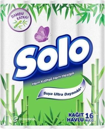 Solo Bambu Özlü Kağıt Havlu 16 Lı