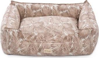 Pet Comfort Alpha  Açık Kahverengi-Beyaz Köpek Yatağı L 105x85cm