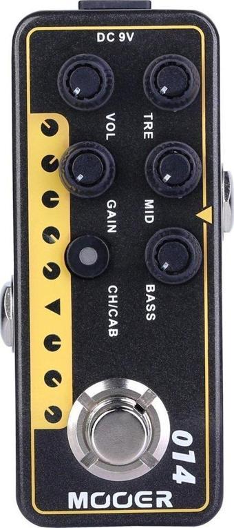 Mooer M014 Micro PreAMP (Taxidea Taxus) Pedalı