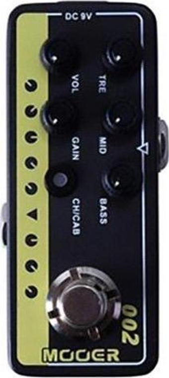 Mooer M002 Micro PreAMP UK Gold 900 (Marshall J Tip)